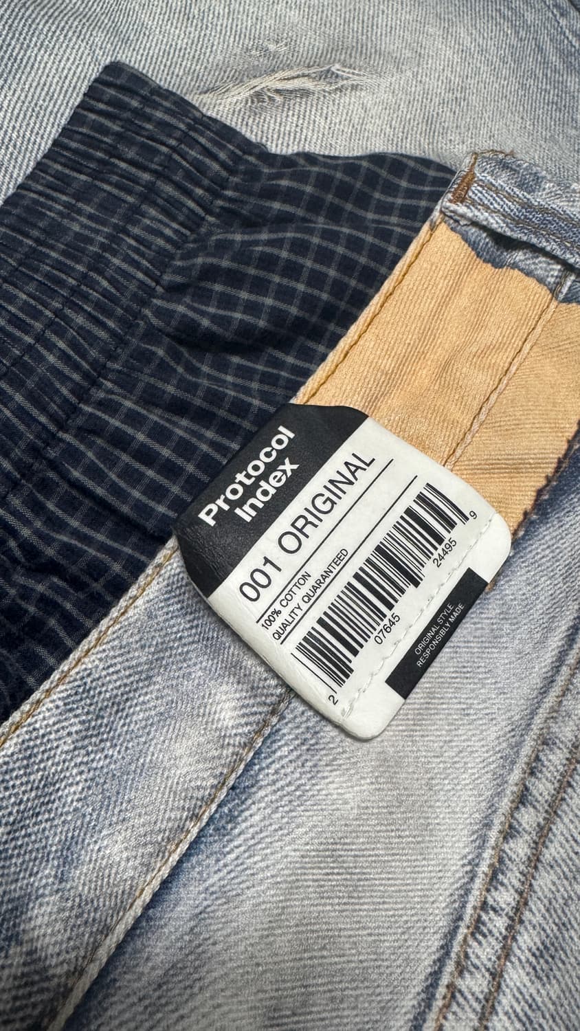 [2]프로토콜인덱스 트롱프뢰유 디지털 프린팅 데님 상품이미지4