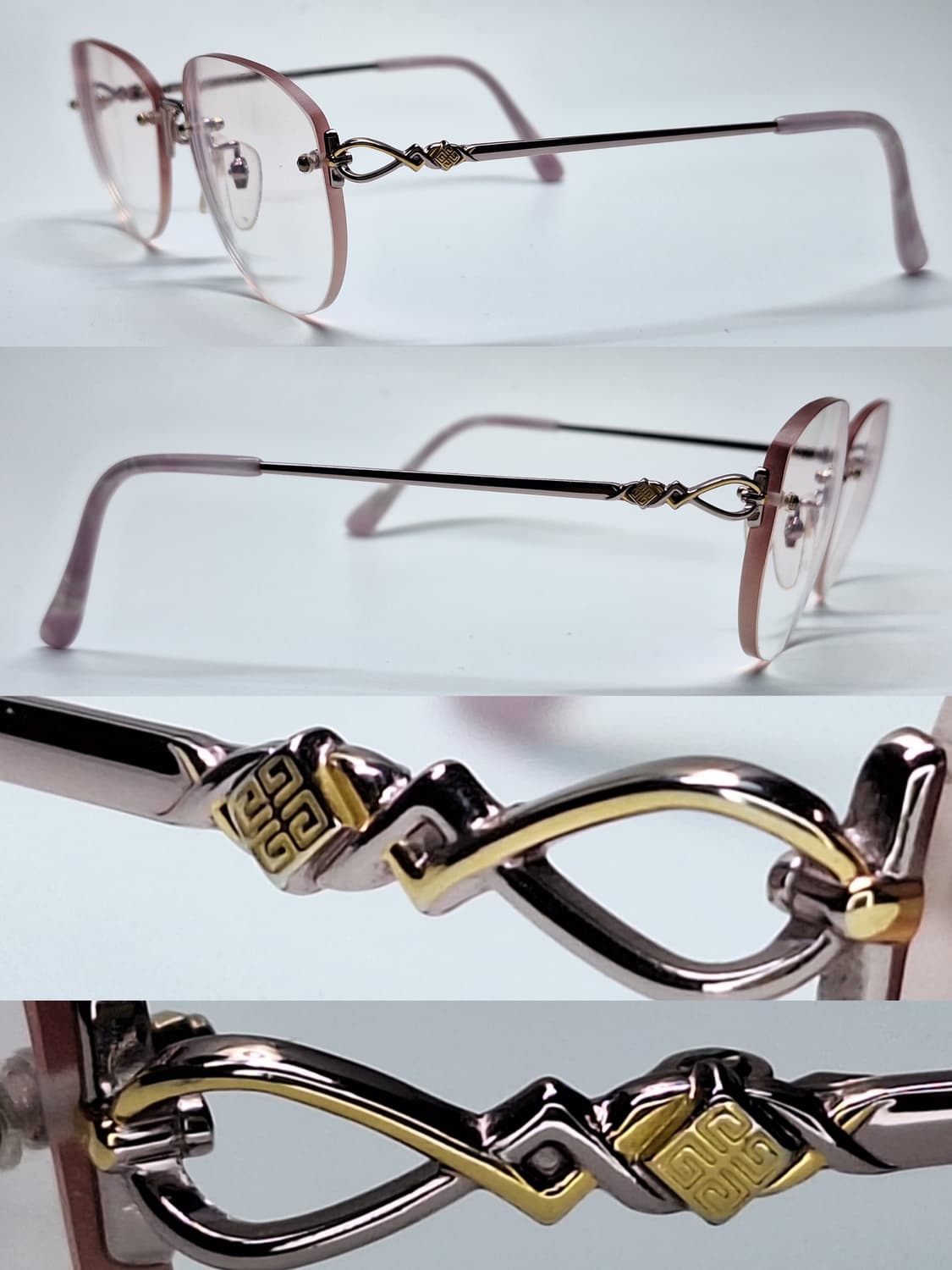 지방시 GIVENCHY E544 12KGF 금장 무테 안경테/일제 명품  상품이미지4