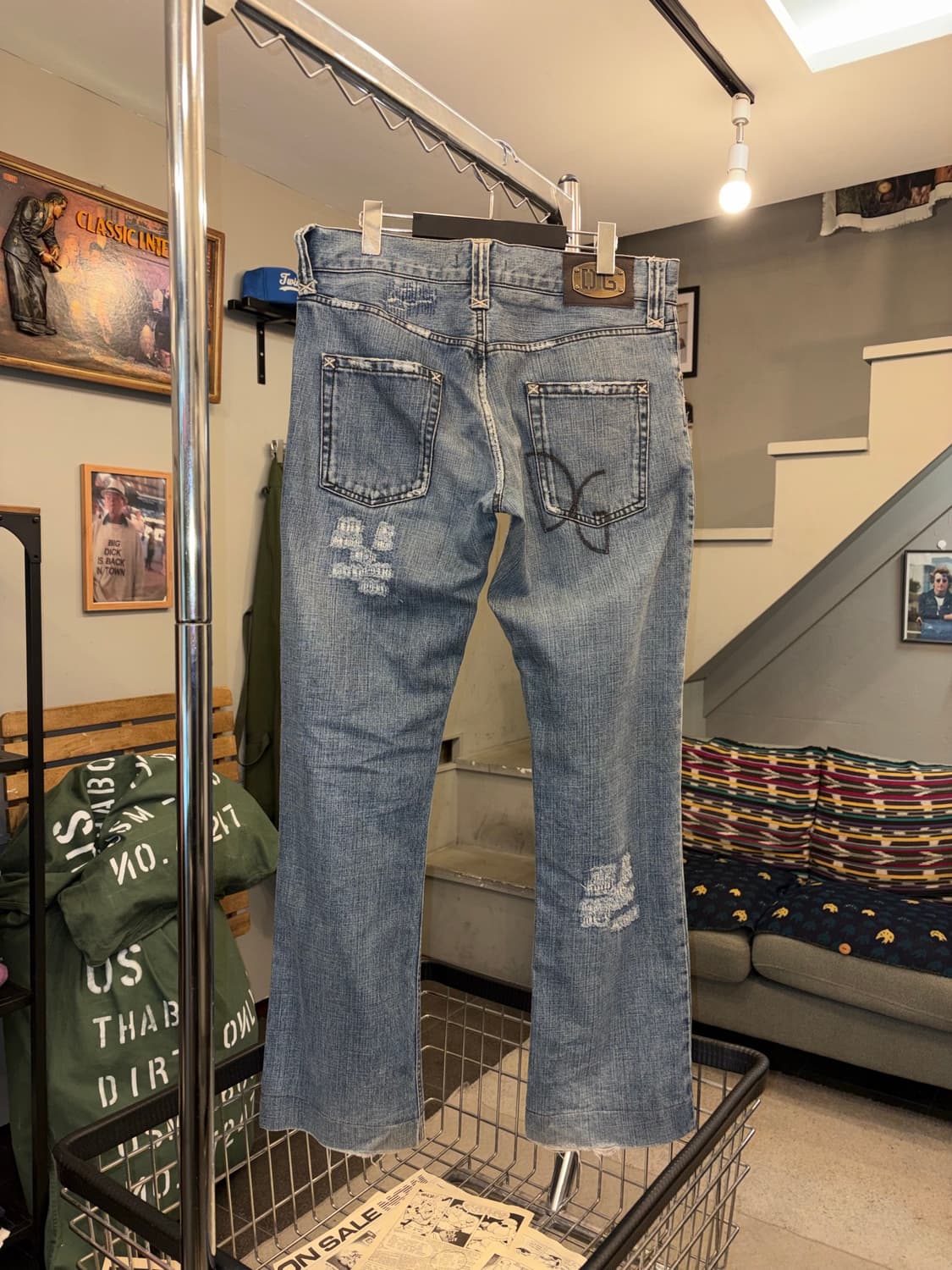 00’s Dolce & Gabbana repair Denim pants 상품이미지8