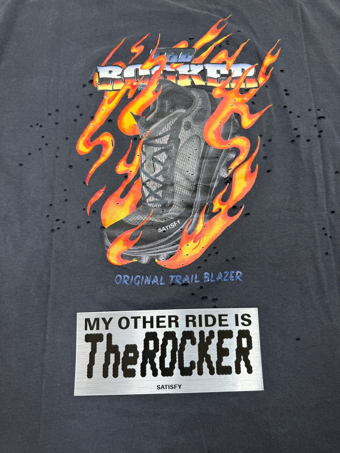 새티스파이 더락커 모스테크 롱 티셔츠 상품이미지7