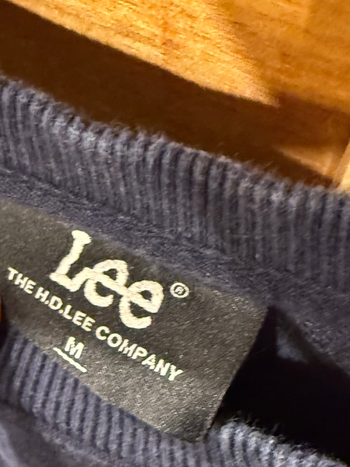 리 빅로고 네이비 맨투맨 상품이미지2