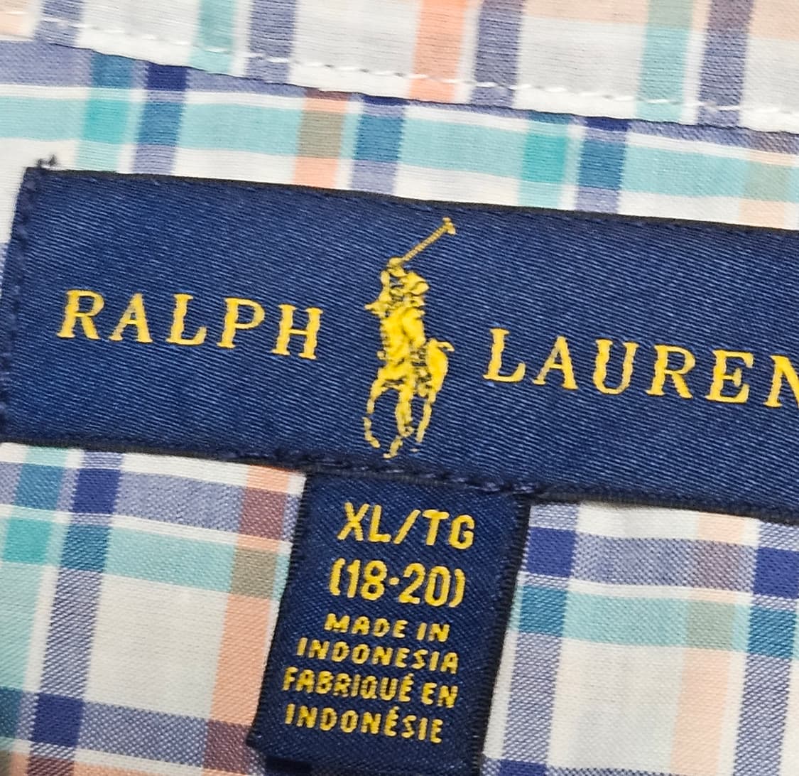 폴로 랄프로렌 체크 반팔 셔츠 상품이미지7