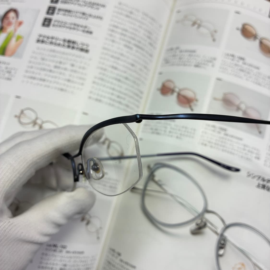 G.O.M 티타늄 탑브릿지 네이버 티타늄 일본 안경 상품이미지3