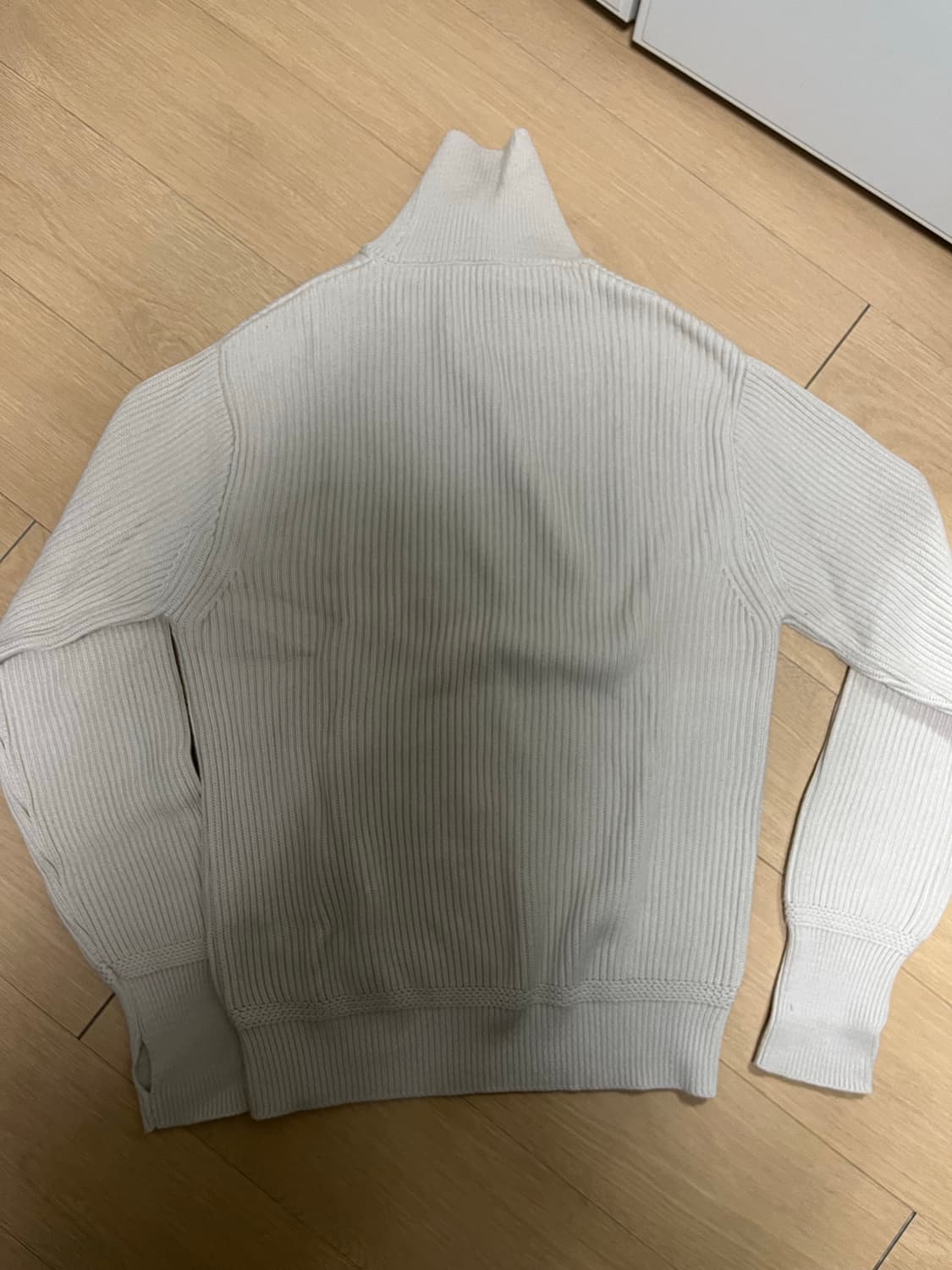 스테디에브리웨어 sew 목폴라 니트 크림 상품이미지2