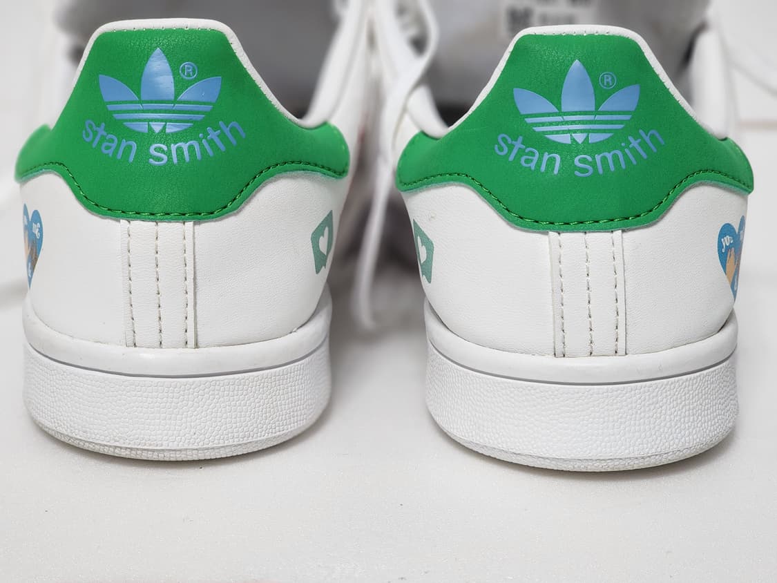 아디다스 스탠 스미스 커스텀 화이트/그린 235 사이즈 상품이미지10
