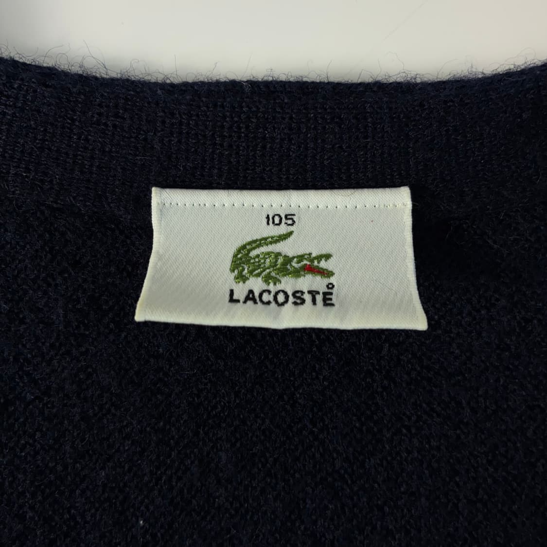 Lacoste  라코스테 자수 울 니트 가디건 상품이미지5