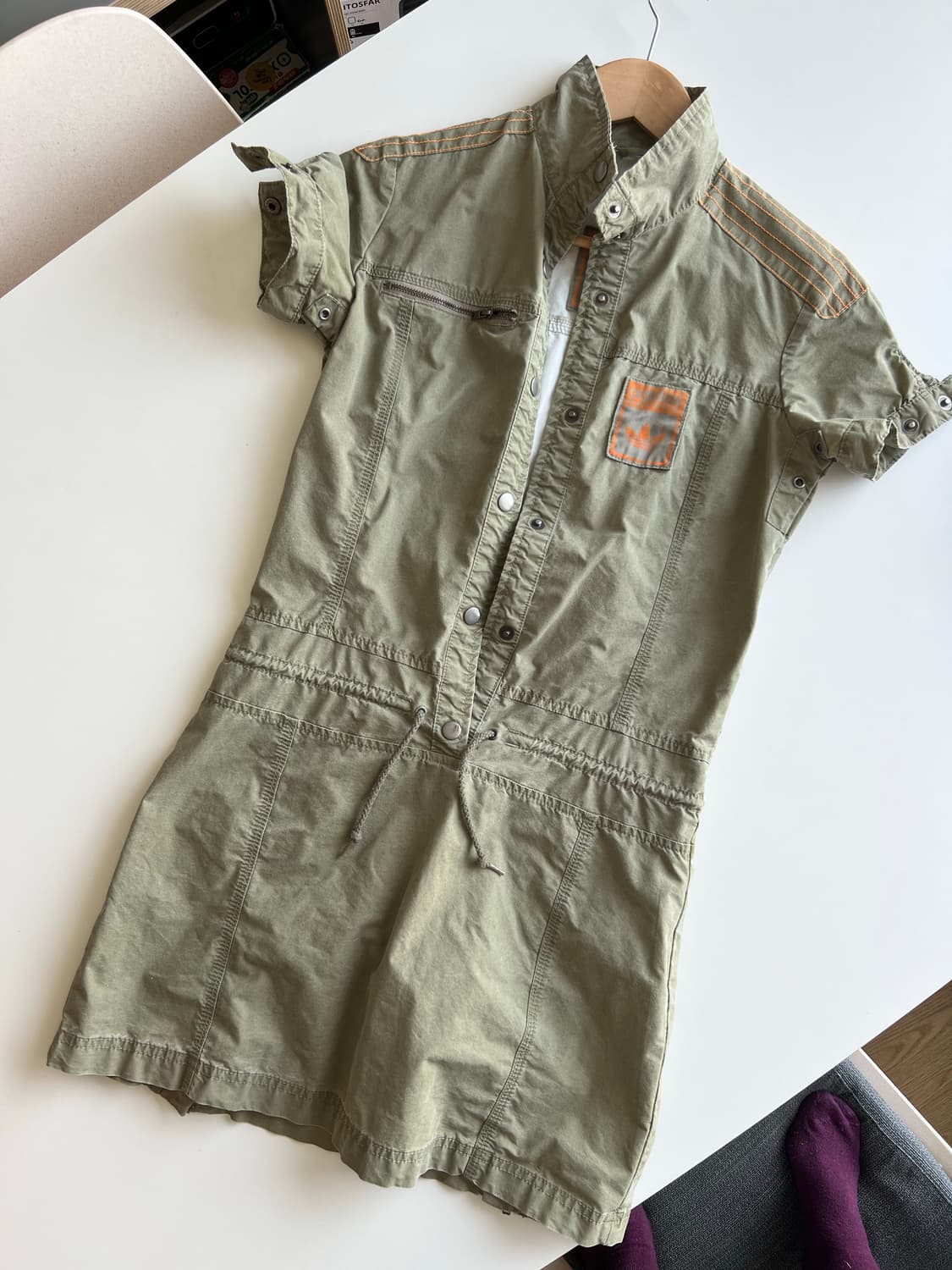 빈티지 아디다스 오리지널스 유틸리티 셔츠 드레스 상품이미지2