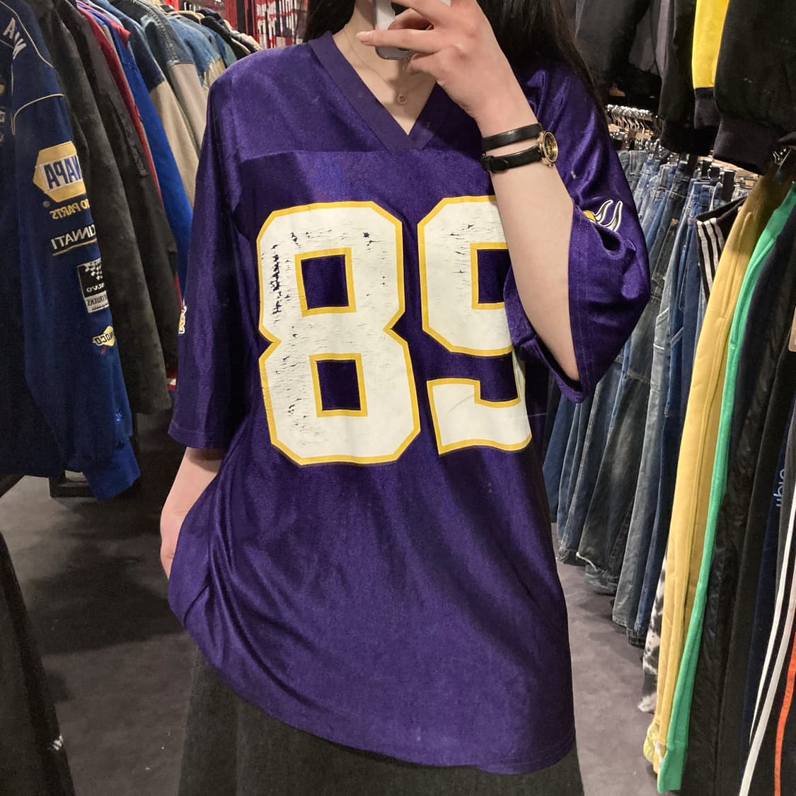 [IM] NFL 미네소타 바이킹스 아드리안 피터슨 NO.28 퍼플 져지 상품이미지1