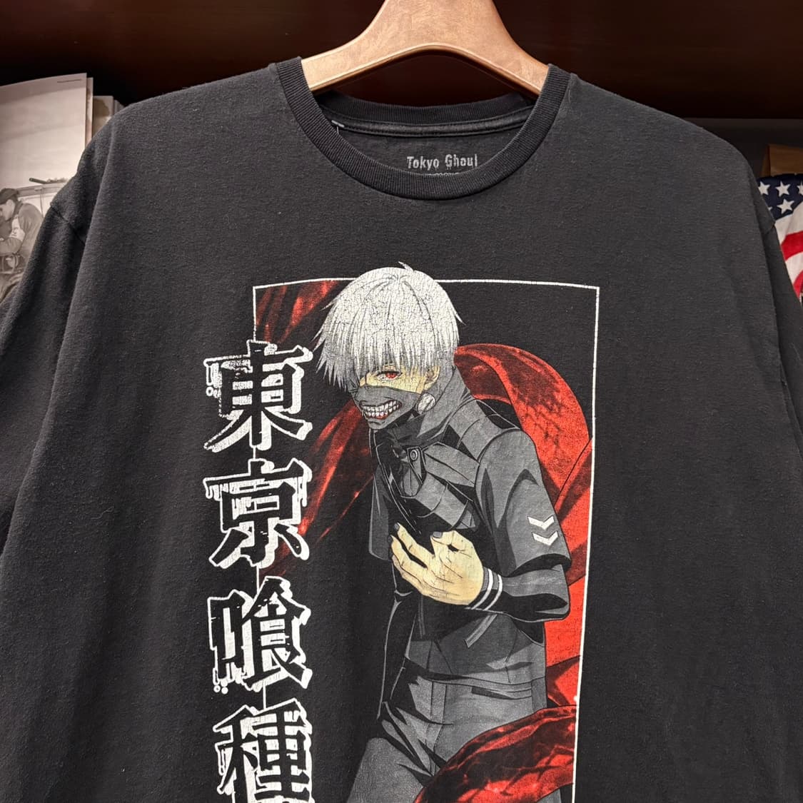 도쿄구울 카네키 켄 Funimation 공식 라이선스 티셔츠 N1595 상품이미지3