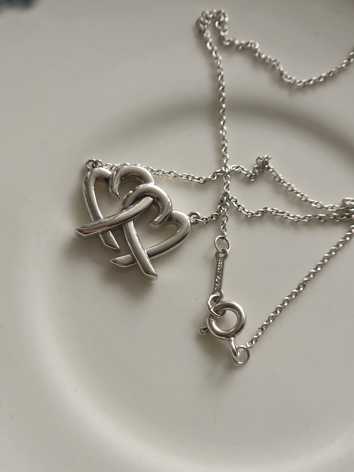 티파니앤코 팔로마 피카소 더블 러빙하트 실버925 목걸이 상품이미지8