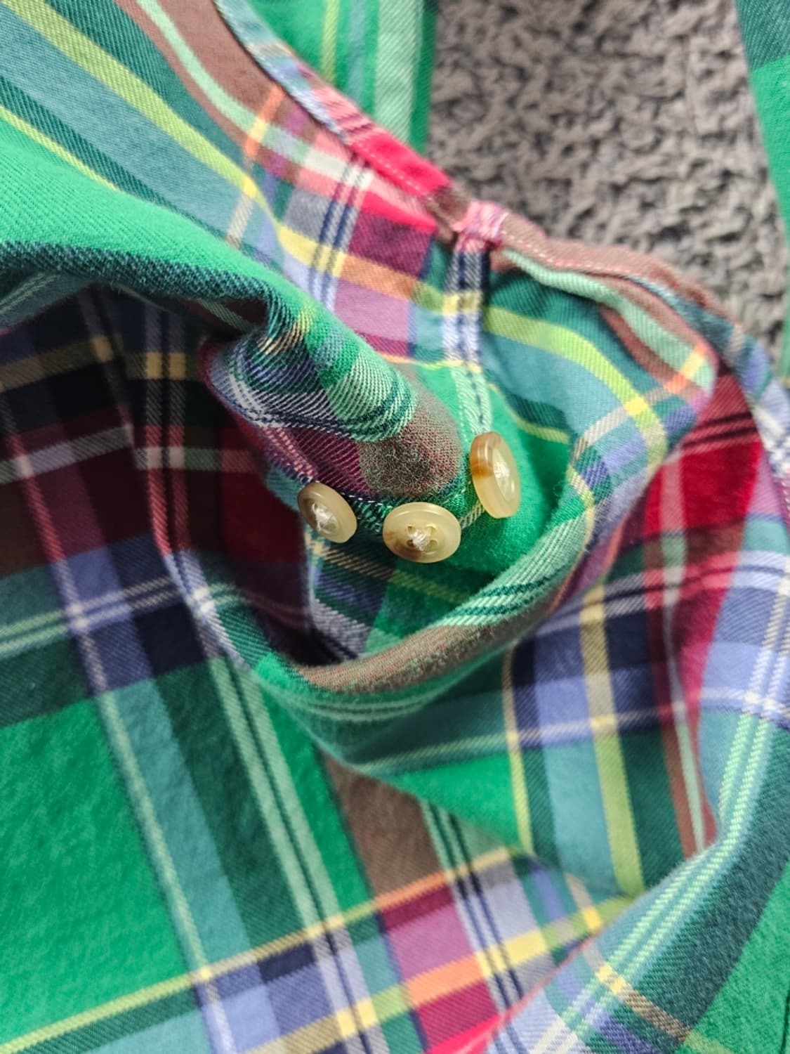 폴로랄프로렌 멀티 타탄 체크 패턴 셔츠 ( XL ) / 10986 상품이미지10