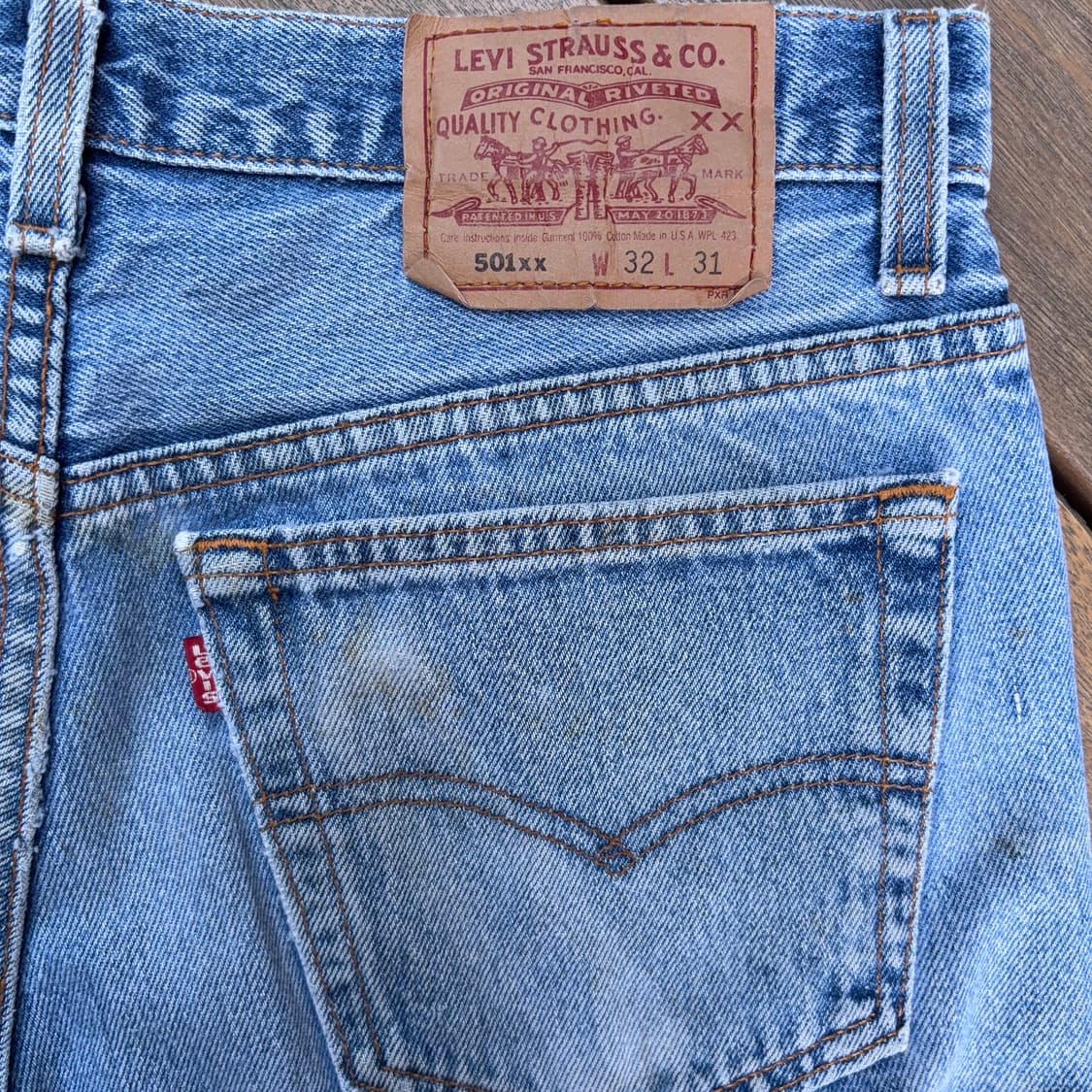 90s USA 리바이스 Levi’s 501XX 데님 팬츠 상품이미지9