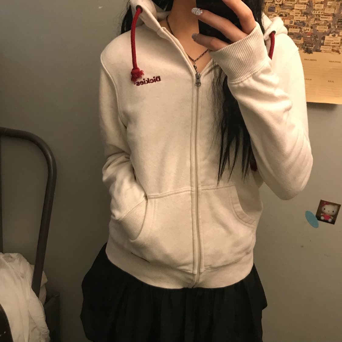 Dickies 디키즈 로고 기모 후드집업 상품이미지1