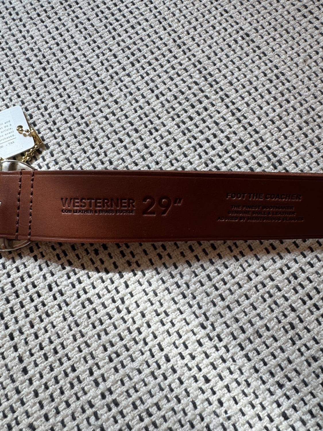 End custom jewellers 풋더코쳐 실버 웨스턴 콘쵸 벨트 상품이미지5