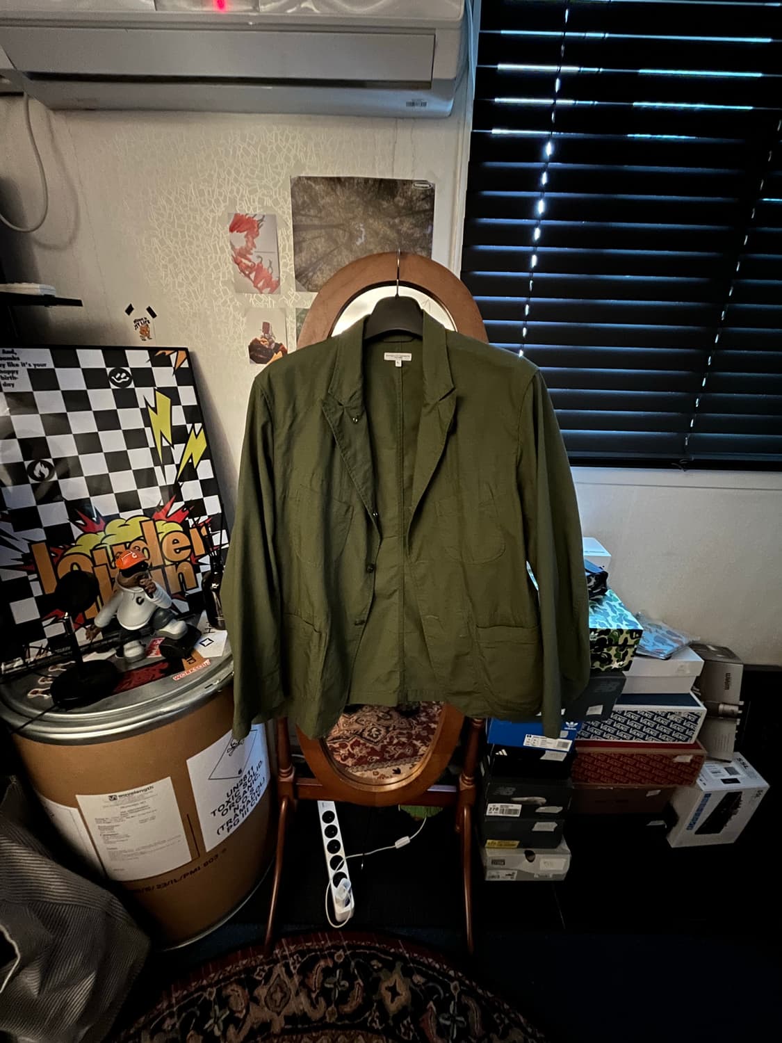 엔지니어드가먼츠 베드포드 올리브 코튼 립스탑  L(105) 상품이미지1