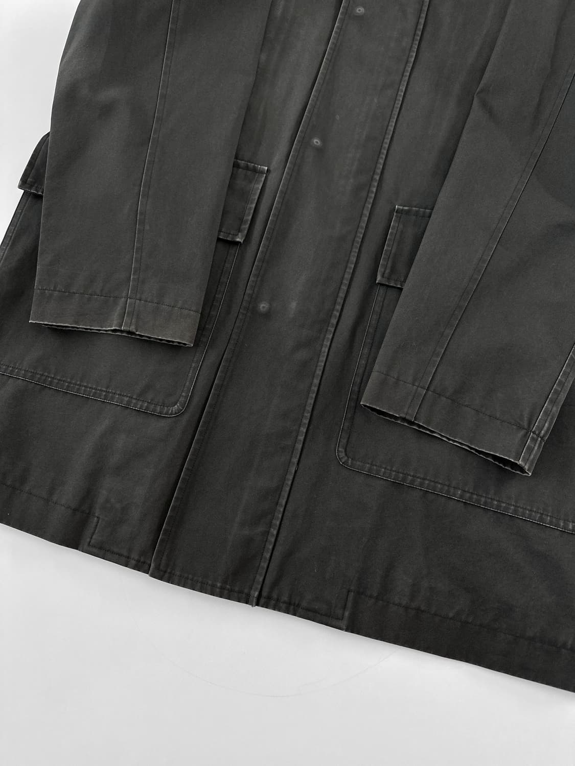 90~00s 마가렛 호웰 워시드 밀리터리 디테일 후디드 파카 상품이미지9