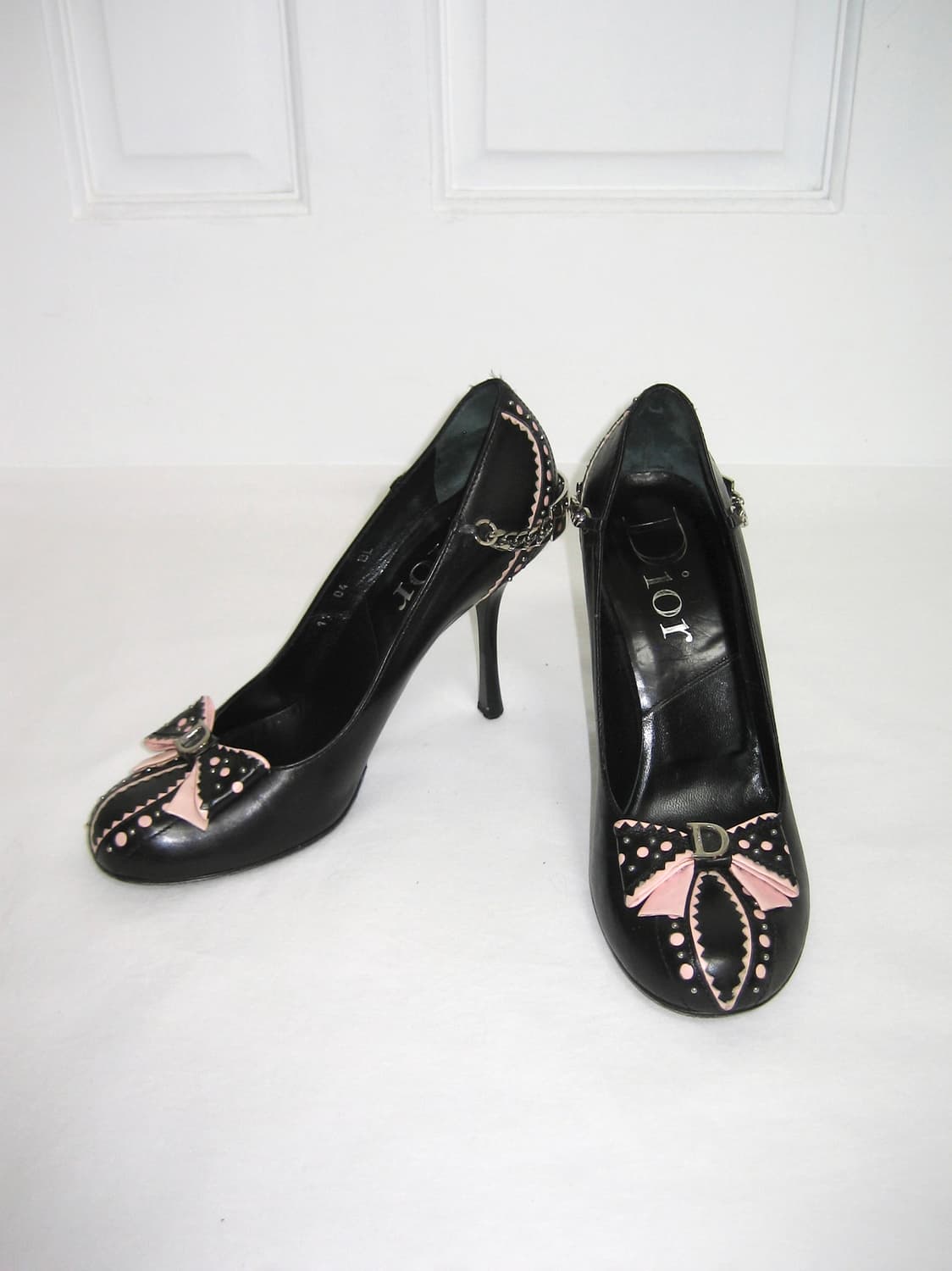 Christian Dior pink Bow leather Pumps 상품이미지2