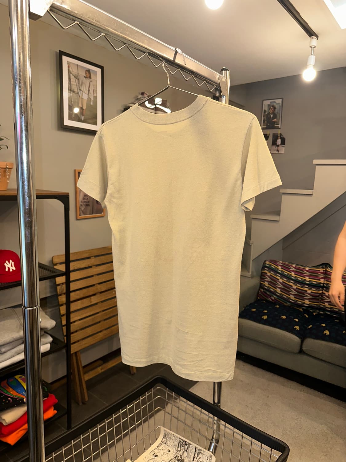 American Duke material cotton beige T 상품이미지7