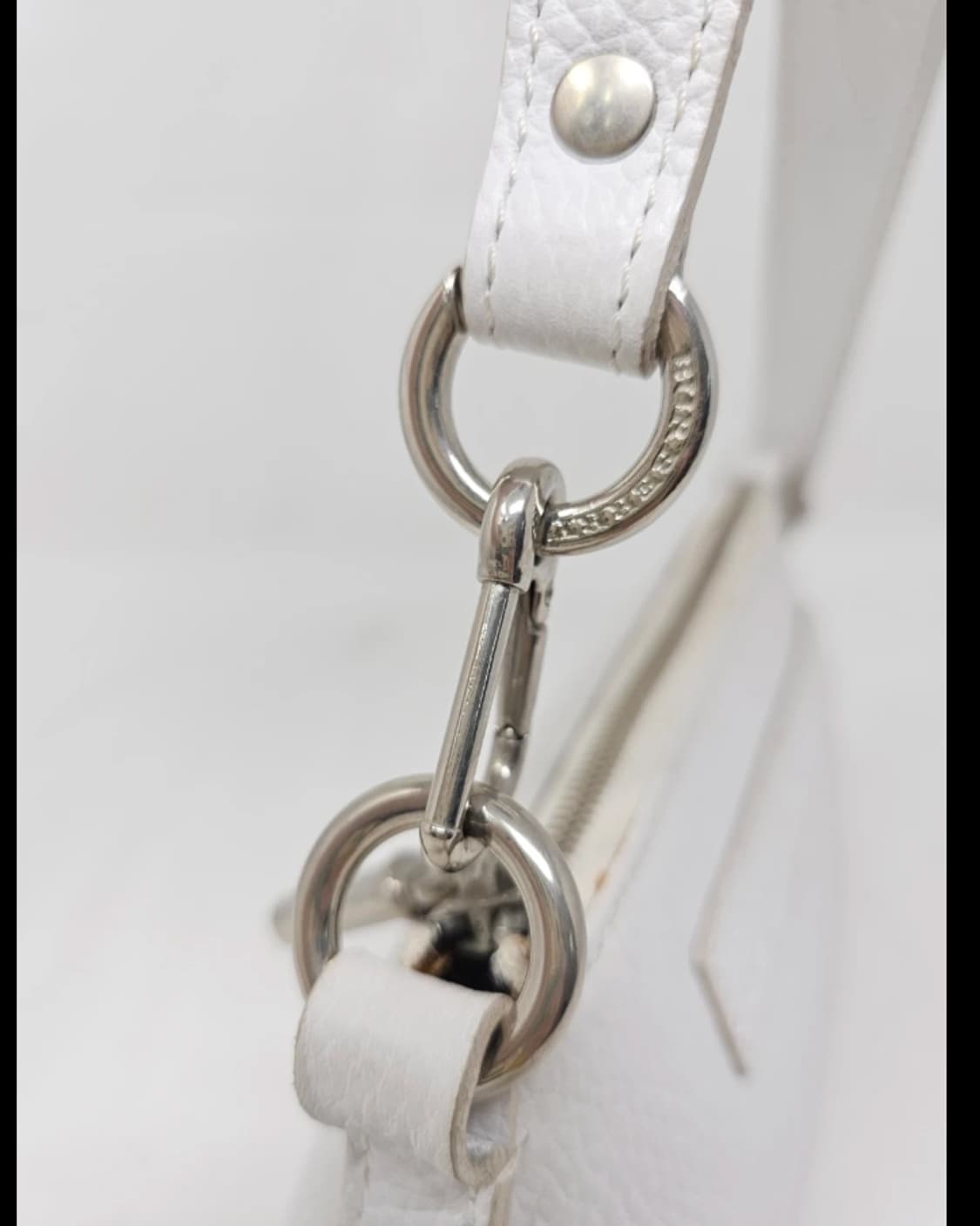 정품 버버리 화이트 가죽 미니 숄더백 상품이미지6