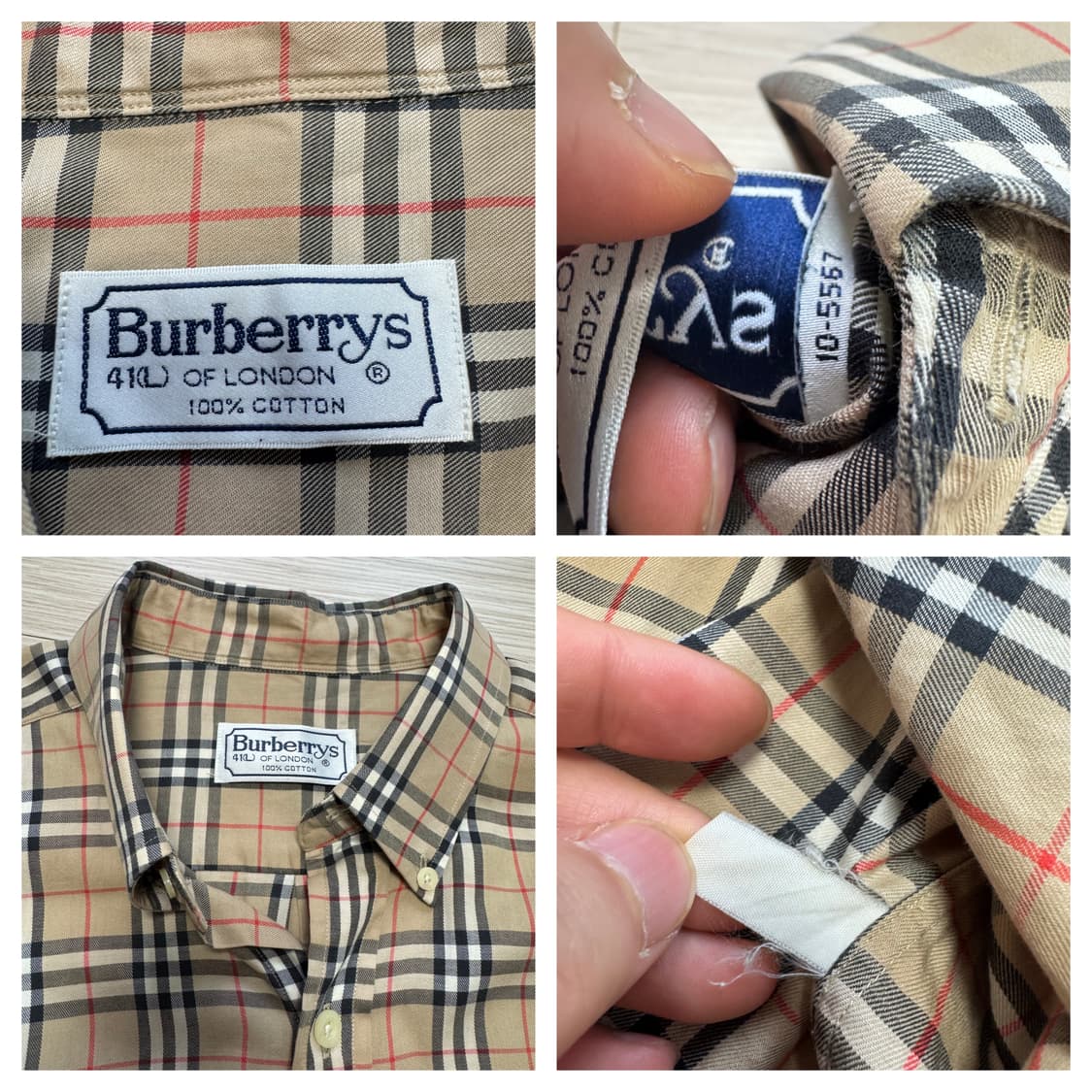 (L) 버버리 체크셔츠 버버리셔츠 burberry 상품이미지3