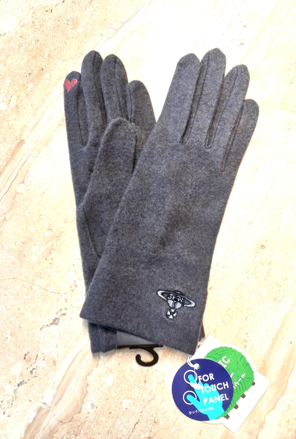 비비안웨스트우드 베이직 울 장갑 다크그레이 (새상품) 상품이미지4
