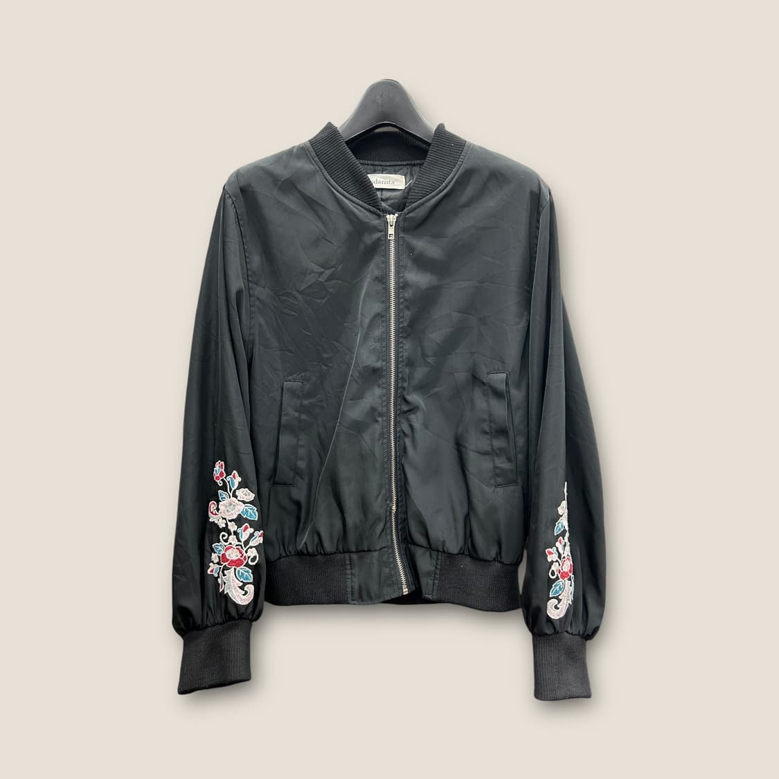 K127 빈티지 JPN 슬리브 자수 포인트 블루종 자켓 size M 상품이미지1