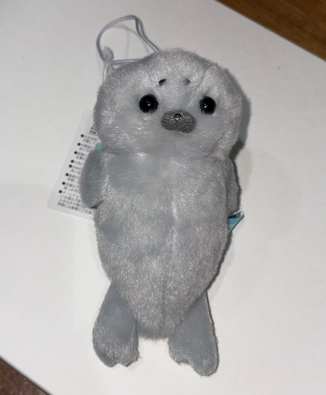 회색 아기 물개 물범 인형 키링 상품이미지1