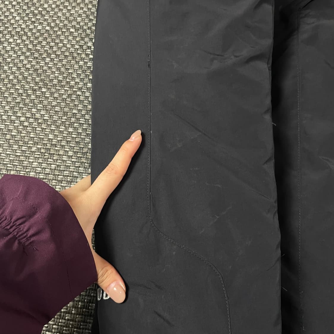 노스페이스 블랙 트윙클로고 바람막이 패딩 상품이미지6