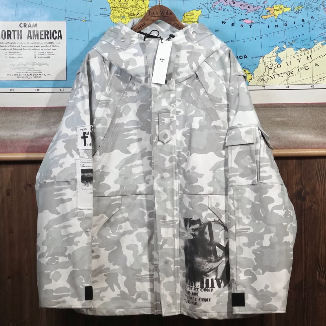 파프롬왓 24FW 아카이브 밀리터리 카모 자켓 상품이미지3