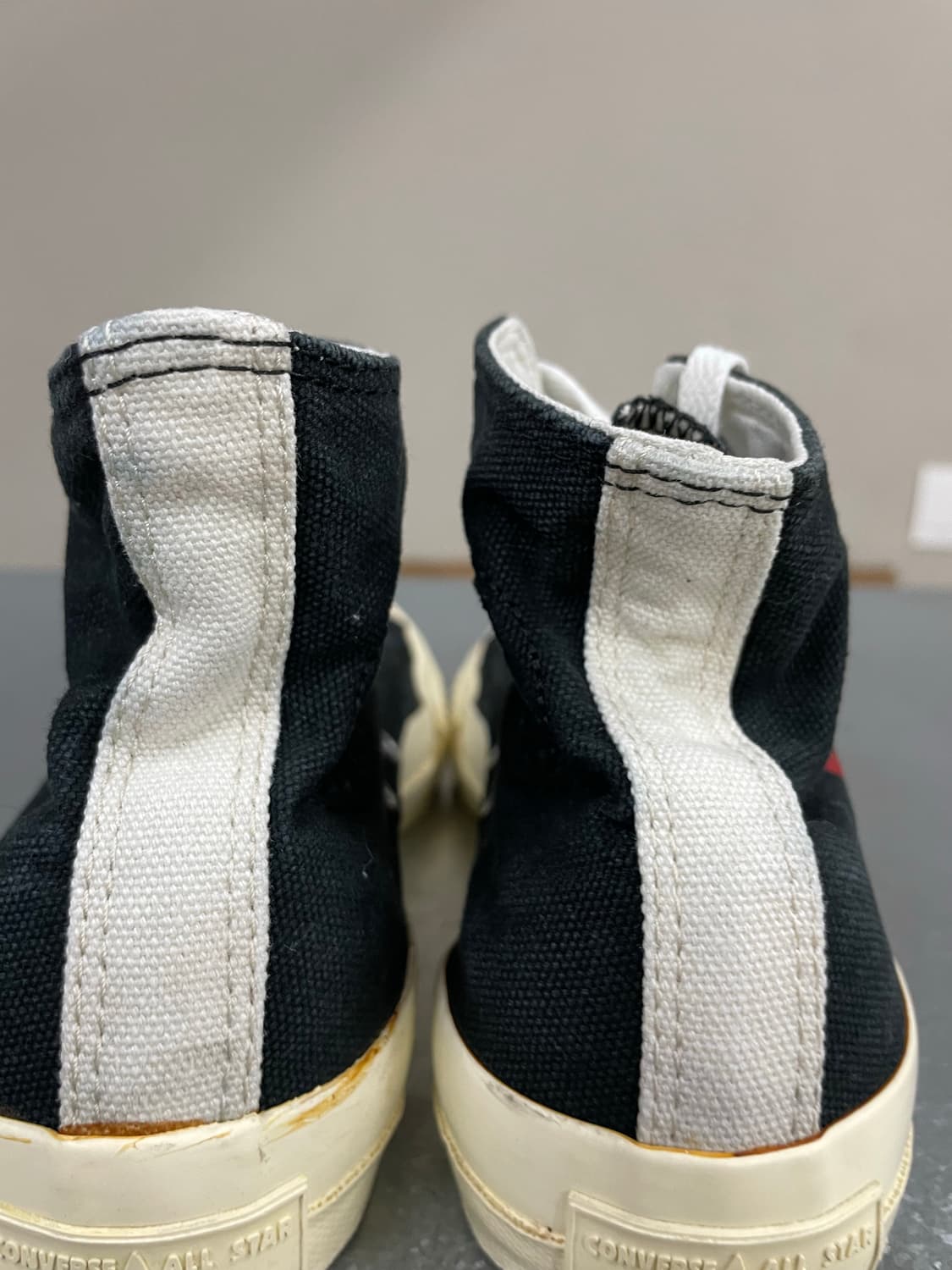 꼼데가르송 X 컨버스 하이 블랙 235 (gr-4354) 상품이미지10