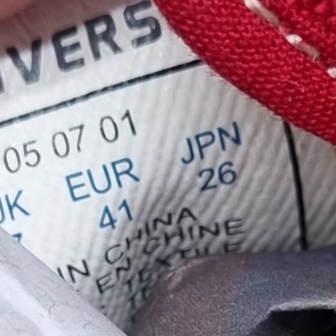 컨버스 레드 남성스니커즈 260 상품이미지6