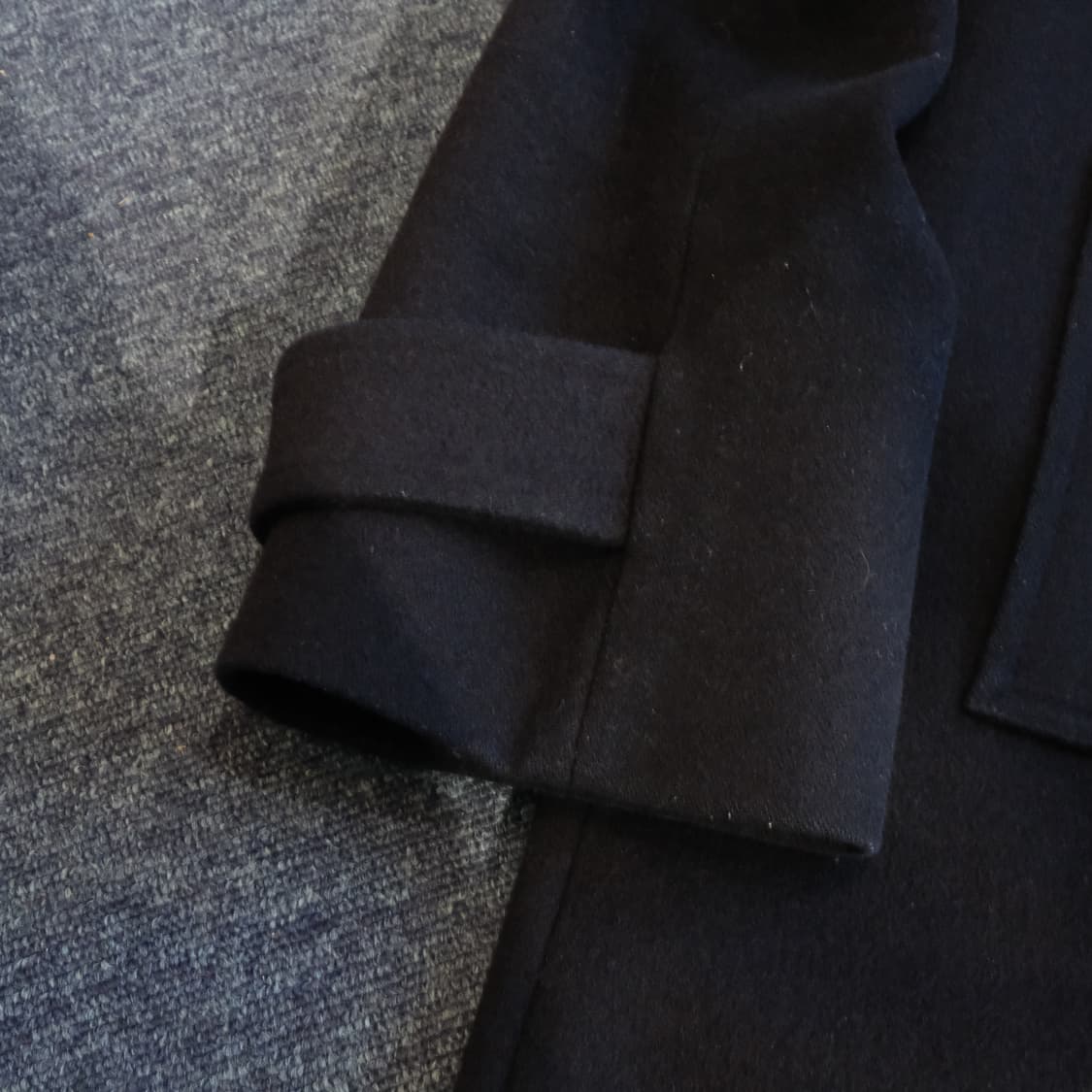 레이빔즈 오버 후드 울 코트 상품이미지4