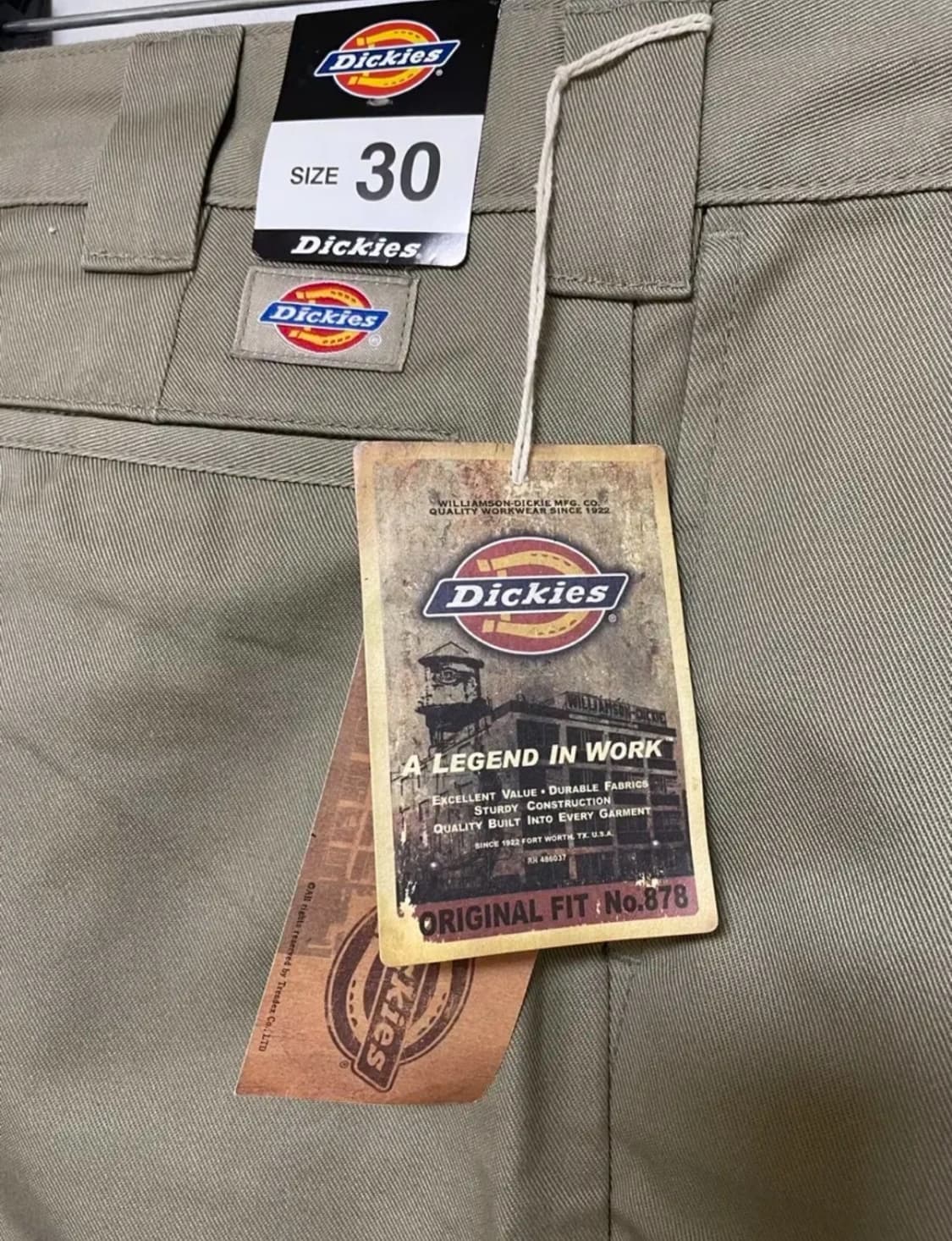 디키즈 Dickies 878 코튼 팬츠 (새상품) 상품이미지3