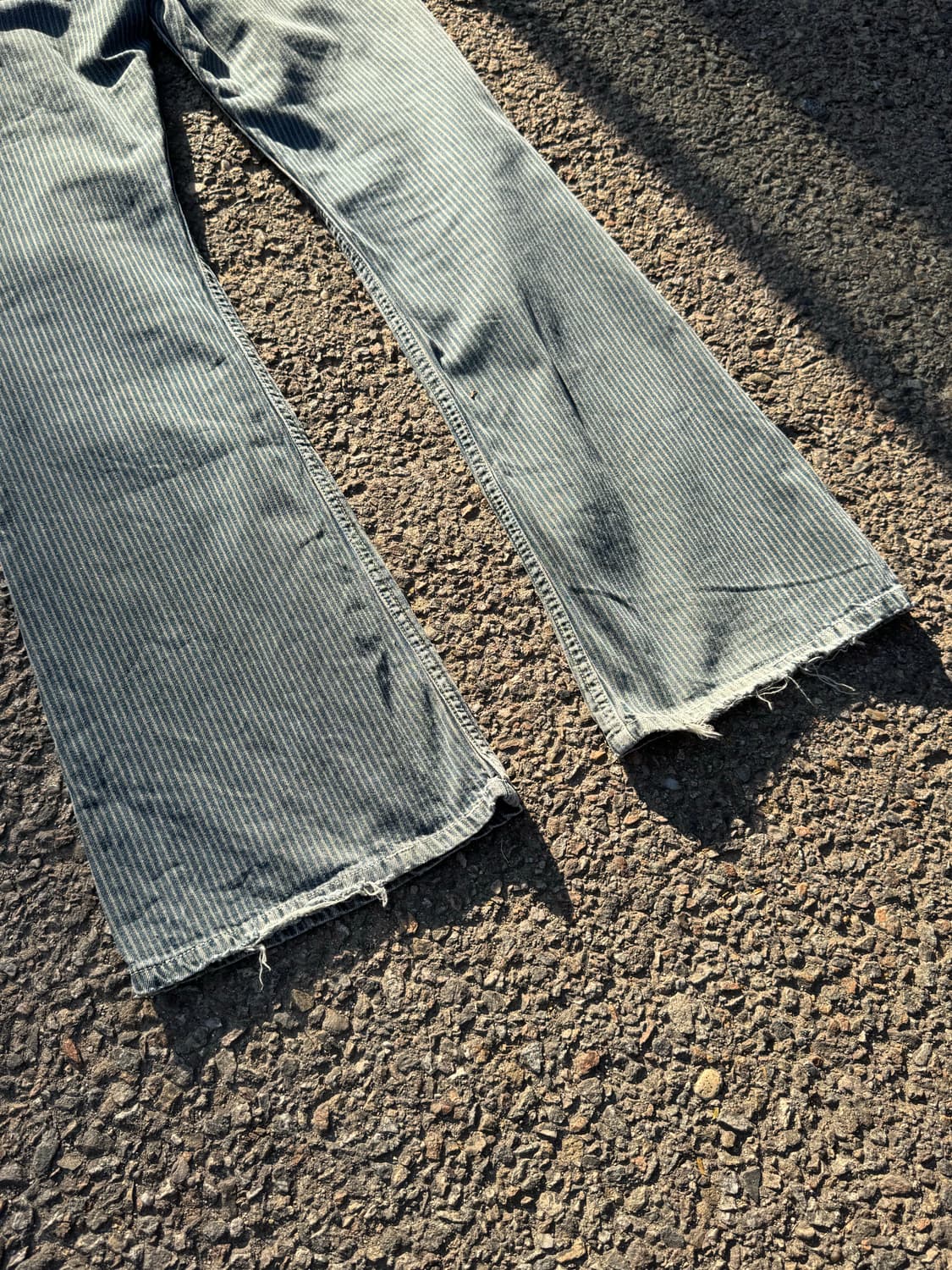 Hickory Stripe Boot-cut Denim Pants 상품이미지8