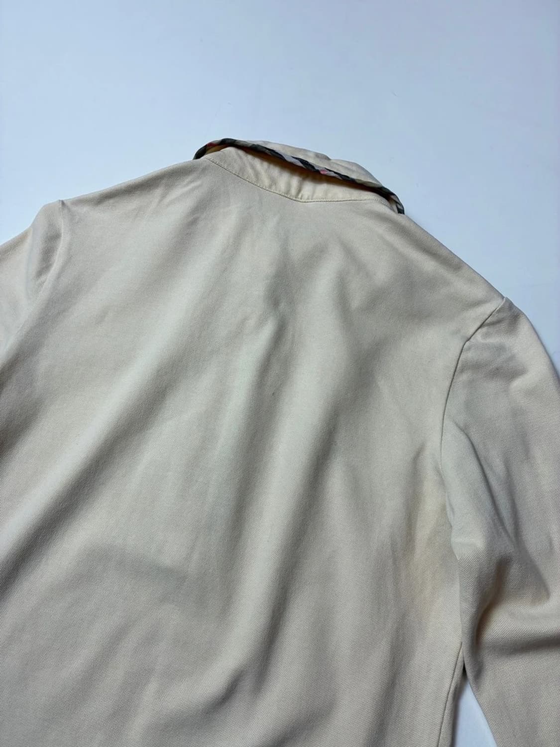 버버리 00's 노바체크 트리밍 카라 롱 슬리브 PN8408 상품이미지8