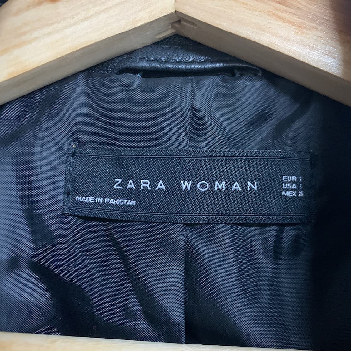 자라 여성 양가죽 라이더 자켓 S 상품이미지2