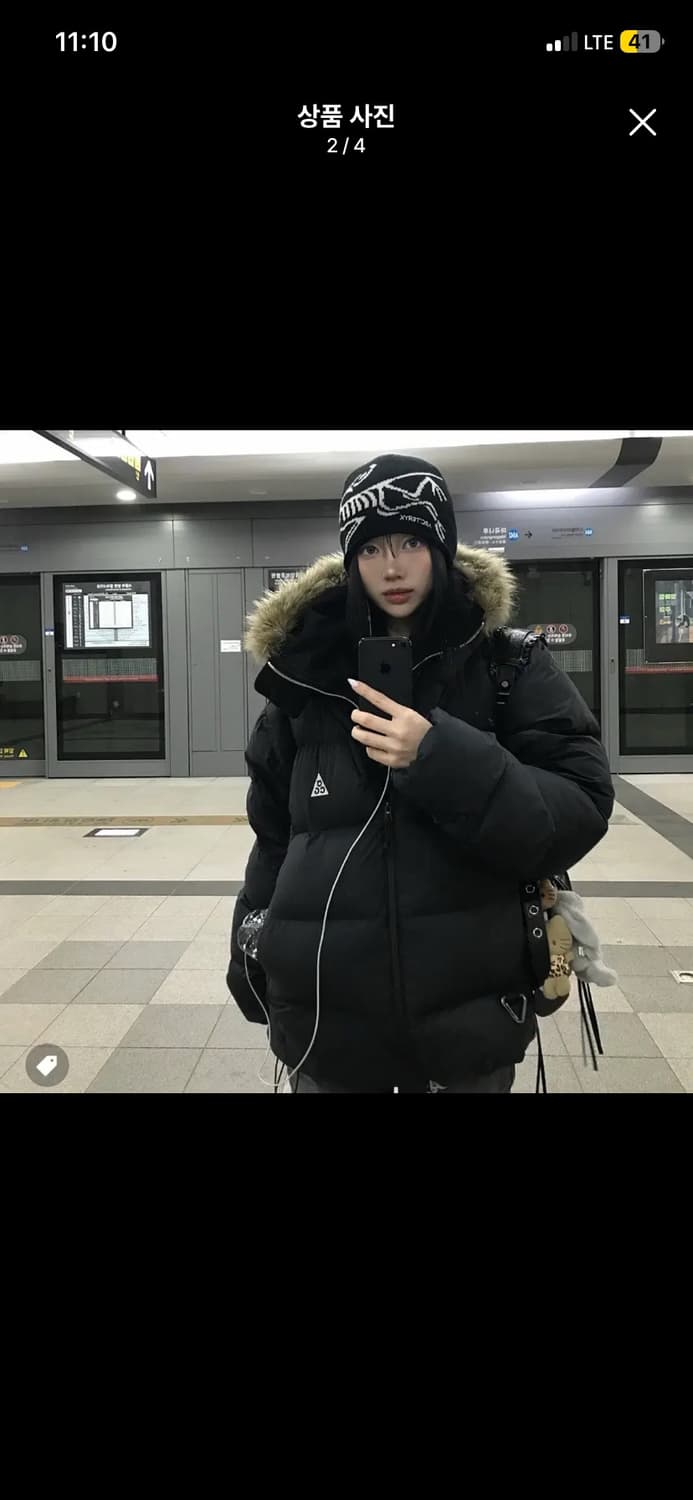 아크테릭스 버드 헤드 토크 블랙 비니 상품이미지2