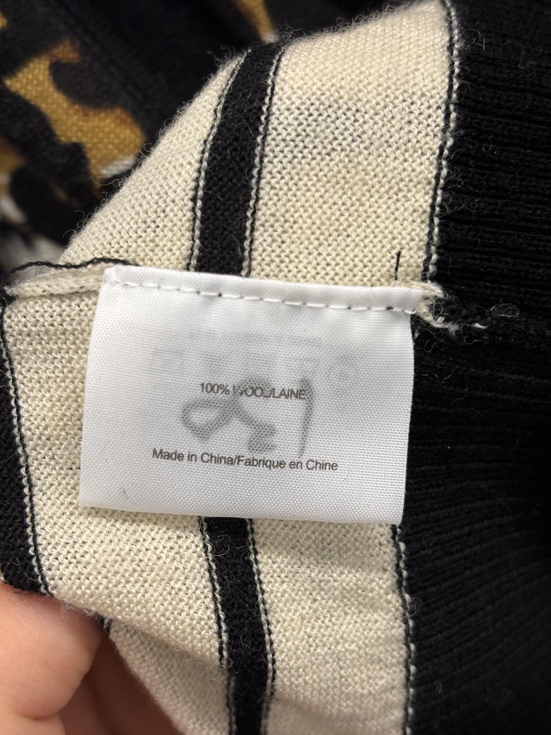 토리버치 레오파드 스트라이프 가디건 S 상품이미지5