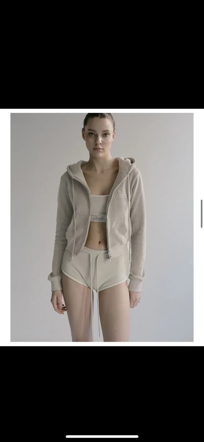 배드블러드 비욘드 소프트 후드집업 - 차콜 상품이미지3