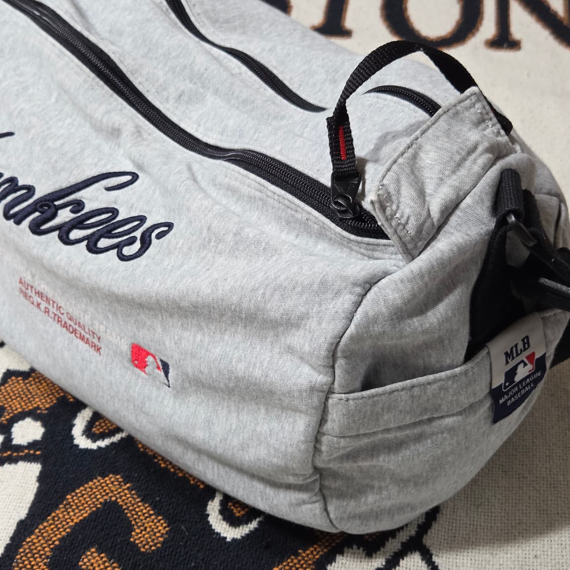 00S 엠엘비 뉴욕 양키스 코튼 올드스쿨 더플백  상품이미지2