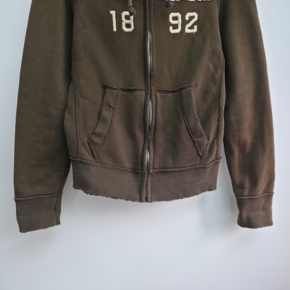 [M] 아베크롬비 브라운 후드 집업 상품이미지3