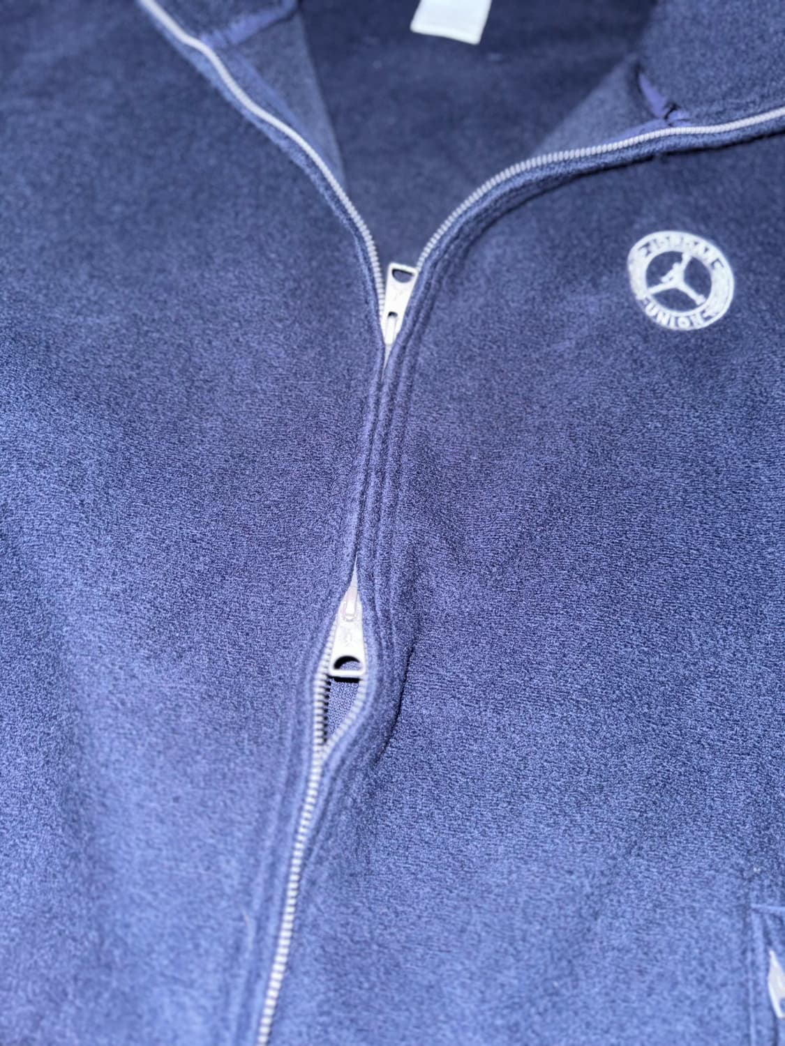 [L] 조던 X UNION 유니온 트랙 컬리지 자켓 네이비 US/EU 상품이미지4