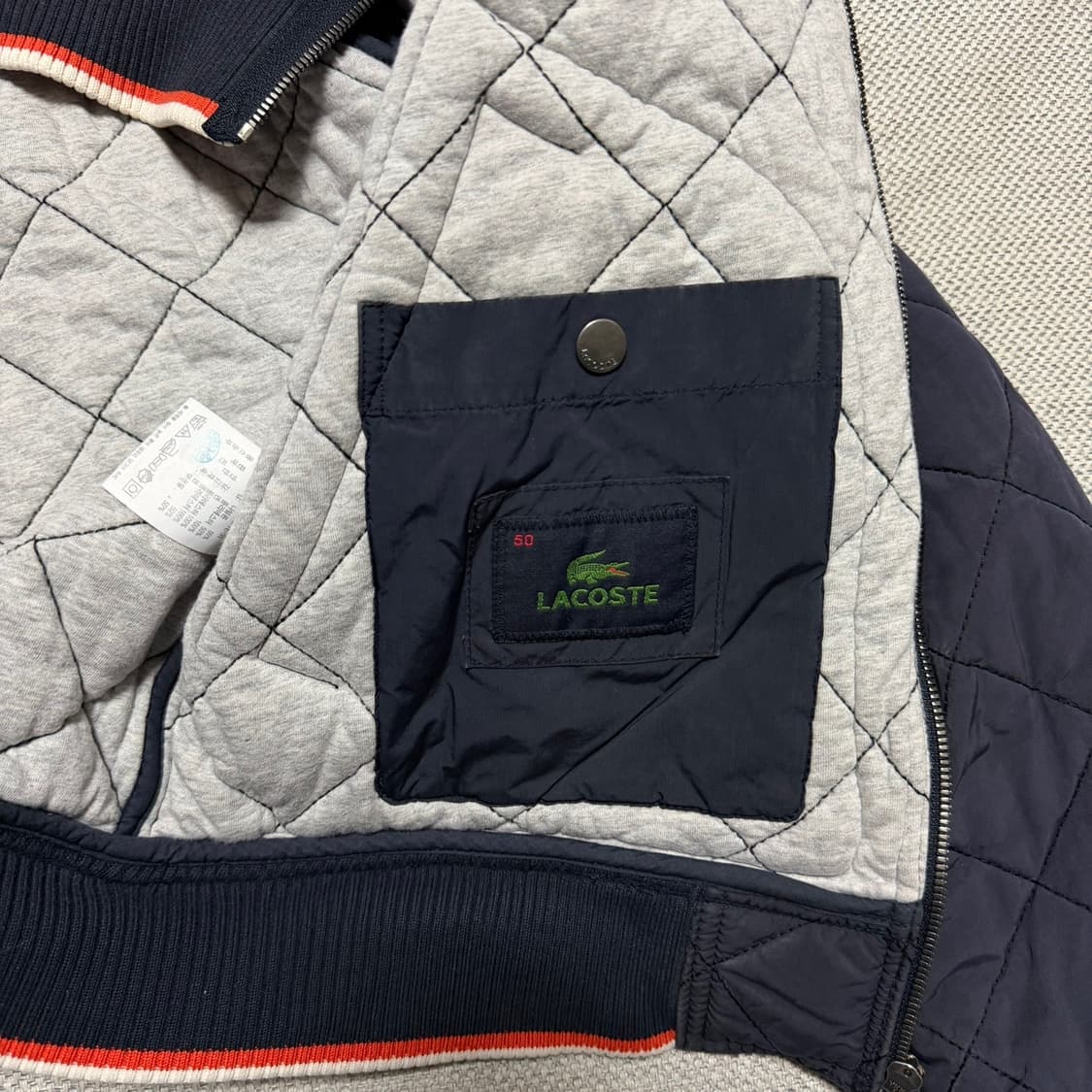 라코스테 퀄팅 경량패딩 자켓 상품이미지3
