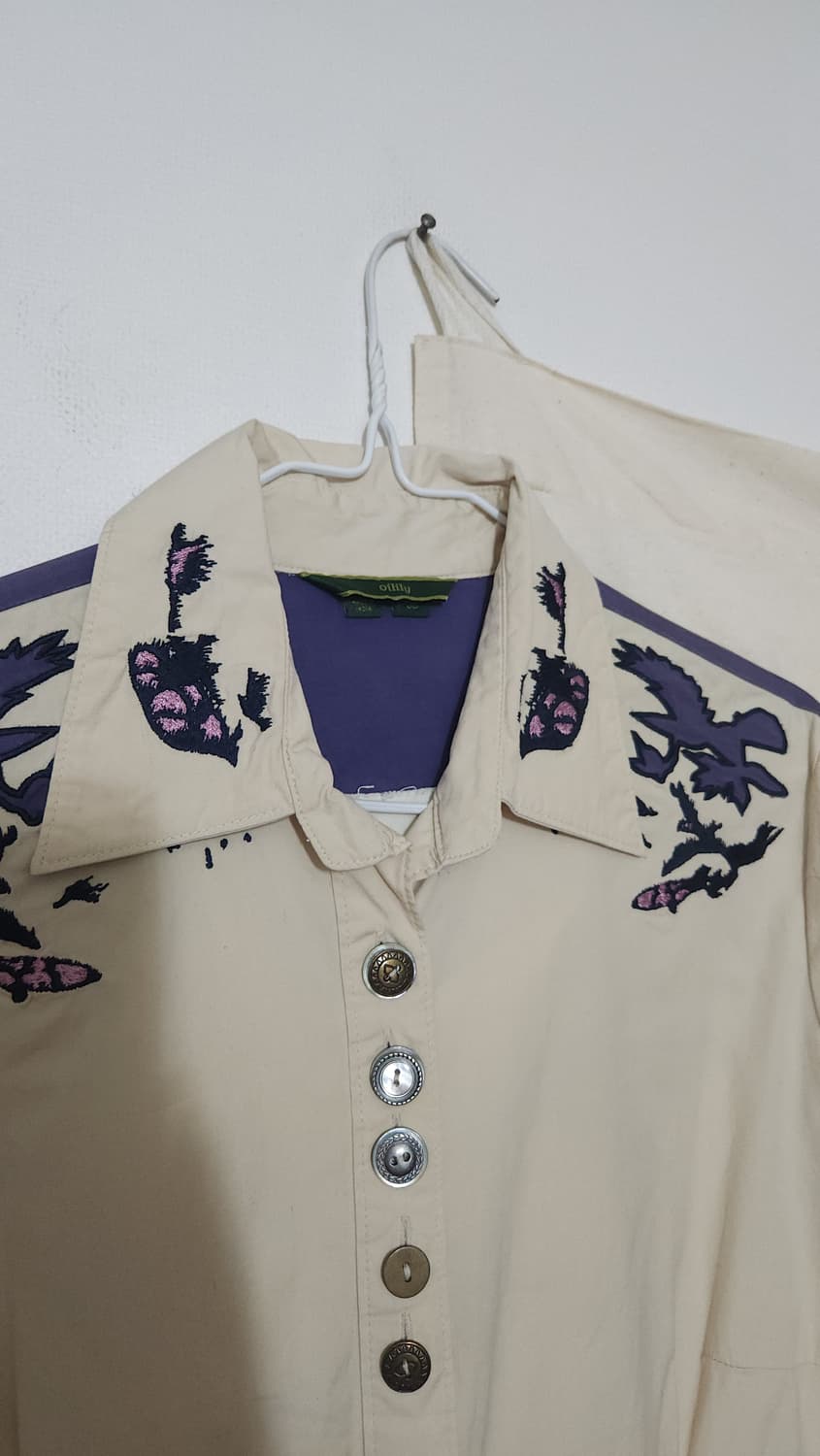 Oilily 자수 웨스턴 코튼 셔츠 (38사이즈) 상품이미지2