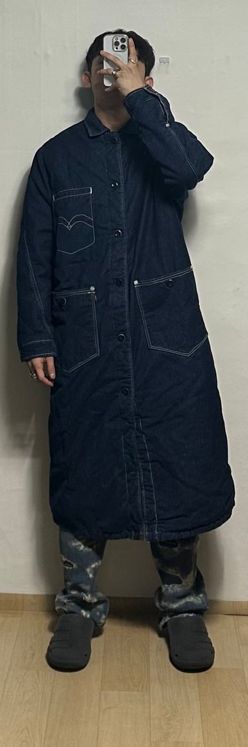 리바이스 레디 데님 롱코트 상품이미지6