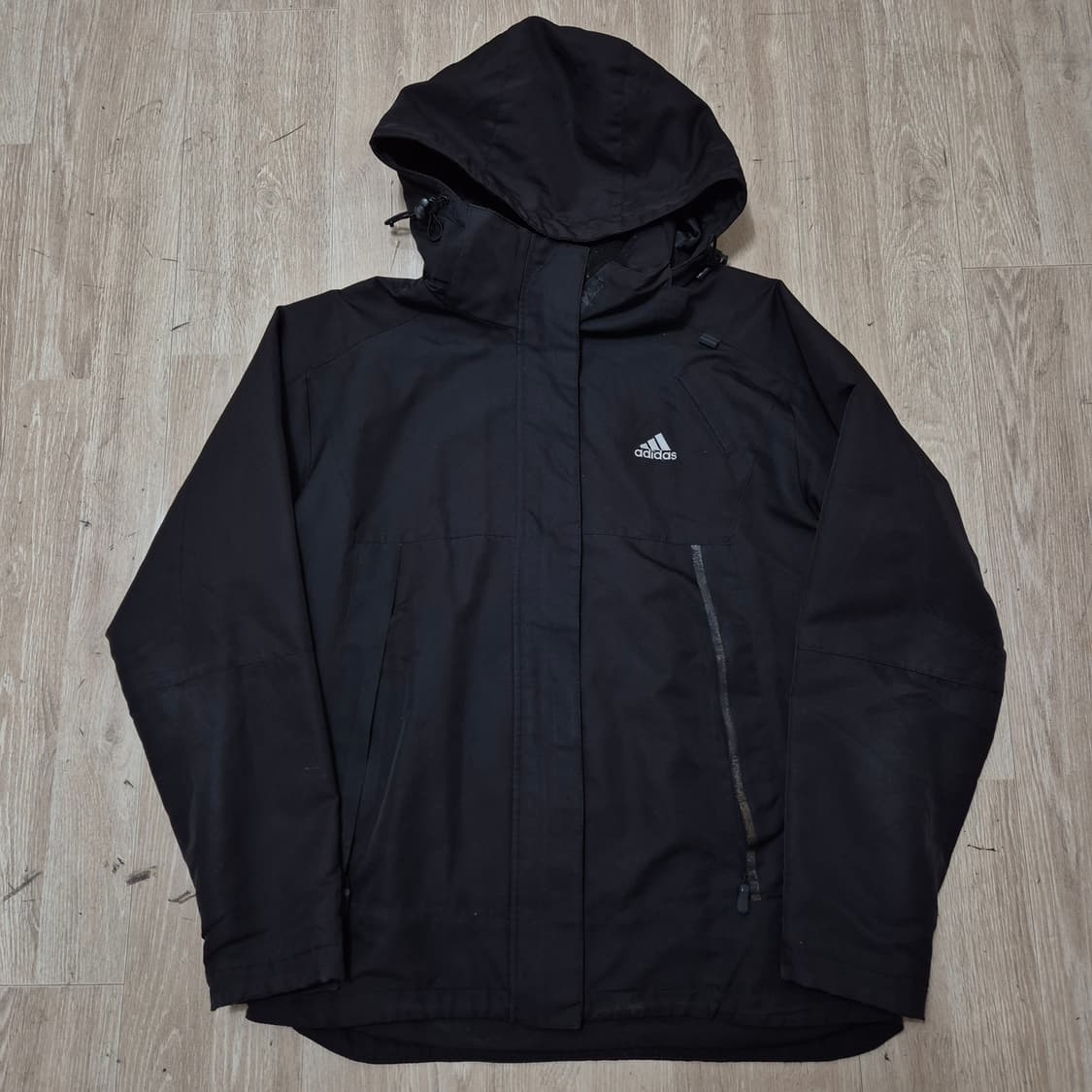 아디다스 박시 기모 후드 바람막이 자켓 L(100) 상품이미지1