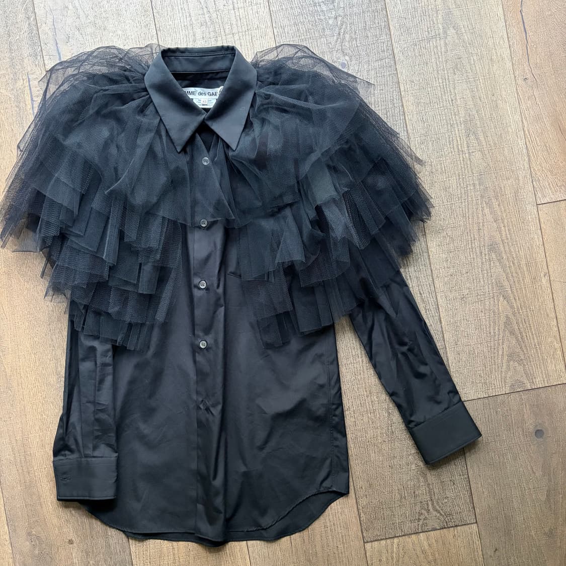 Layer Volume Tulle Blouse 상품이미지4