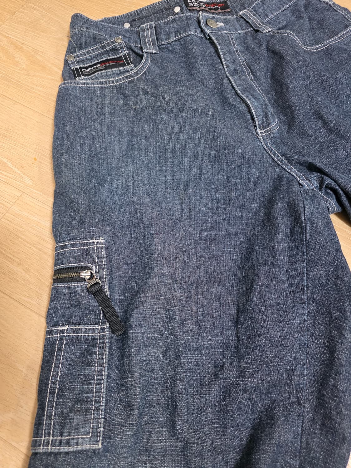 후부 투웨이 데님 카고 팬츠 32 상품이미지7