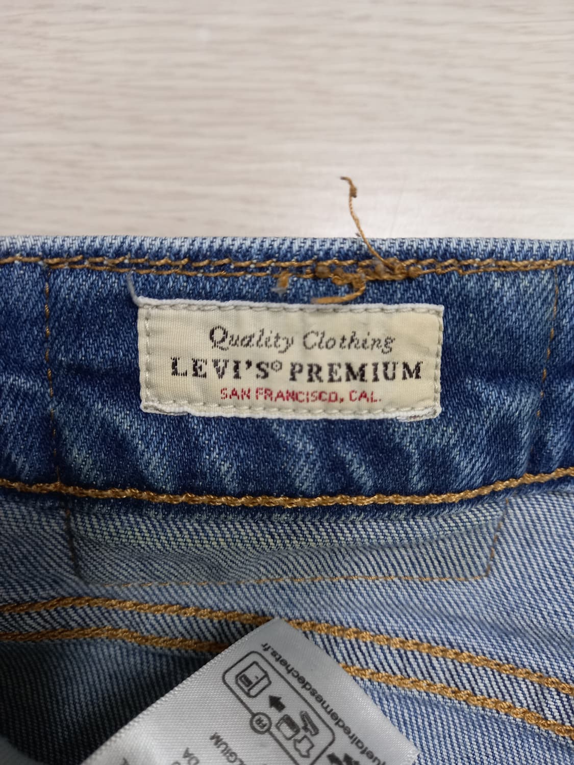 35 빅E리바이스511 셀비지 스판 슬림일자진 35-257 상품이미지7