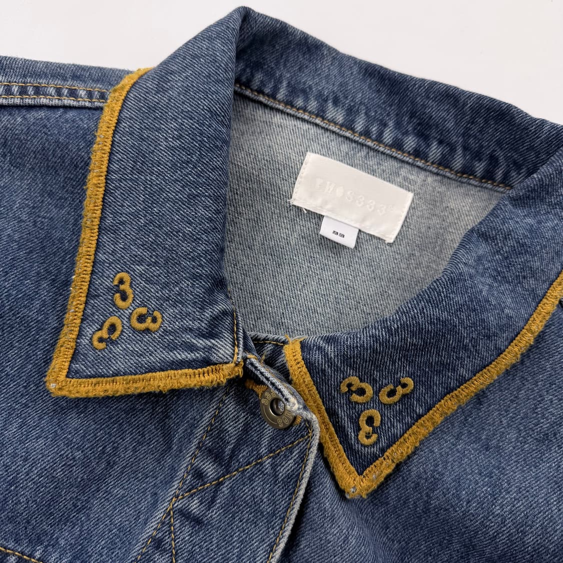 포스333 데님자켓 상품이미지5